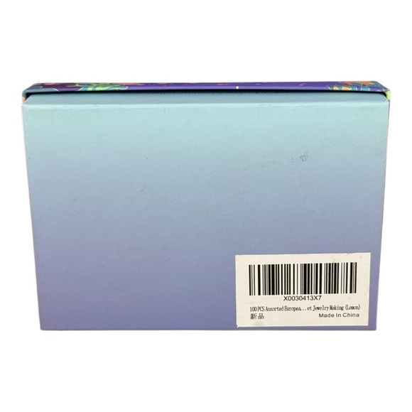 Aipridy Mermaid & Unicorn Themed Bead Box 100 Piece Jewelry Making Set - Picture 4 of 10